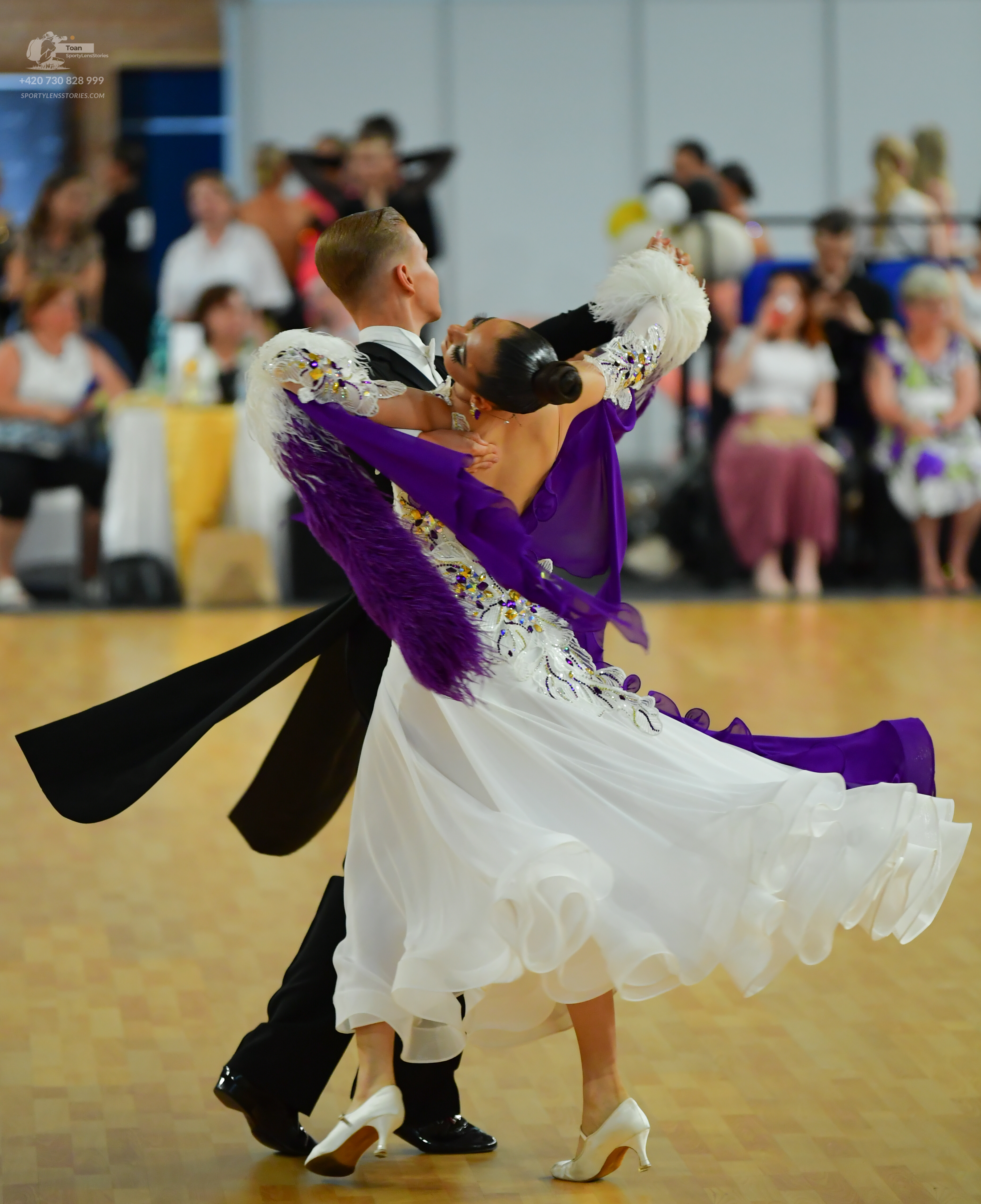 Dancesport competitor: ** Black tailsuit