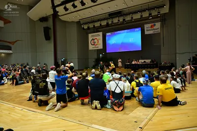 Dancesport competitor: No dancers in competition costumes are visible in the image