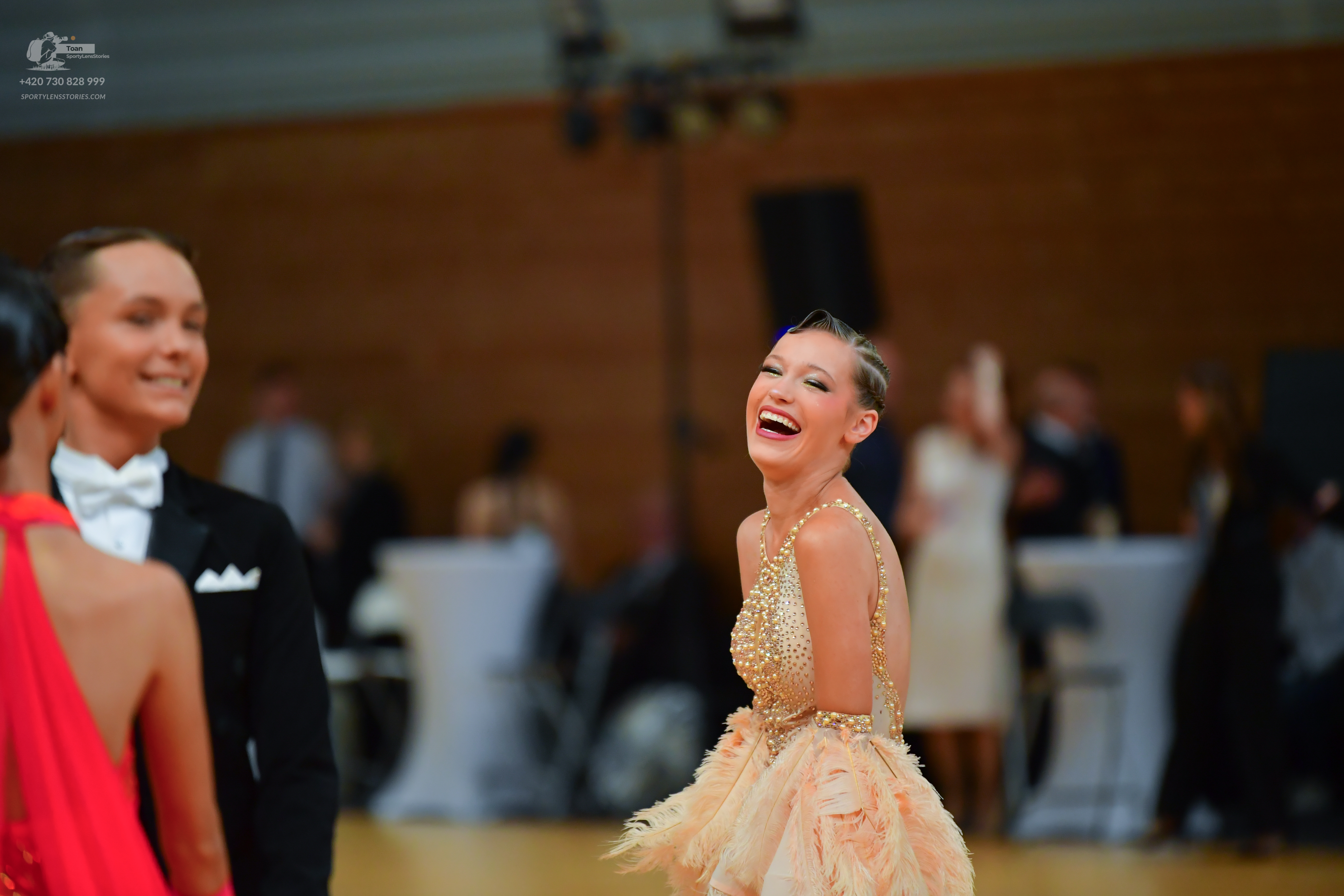Dancesport competitor: ** Black tailsuit