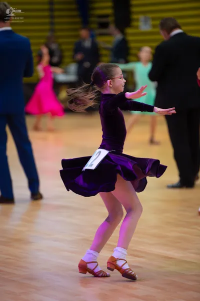 Dancesport competitor: Male**

*   **Color:** Black
*   **Fabric:** Tail suit with sequin lapels
*   **