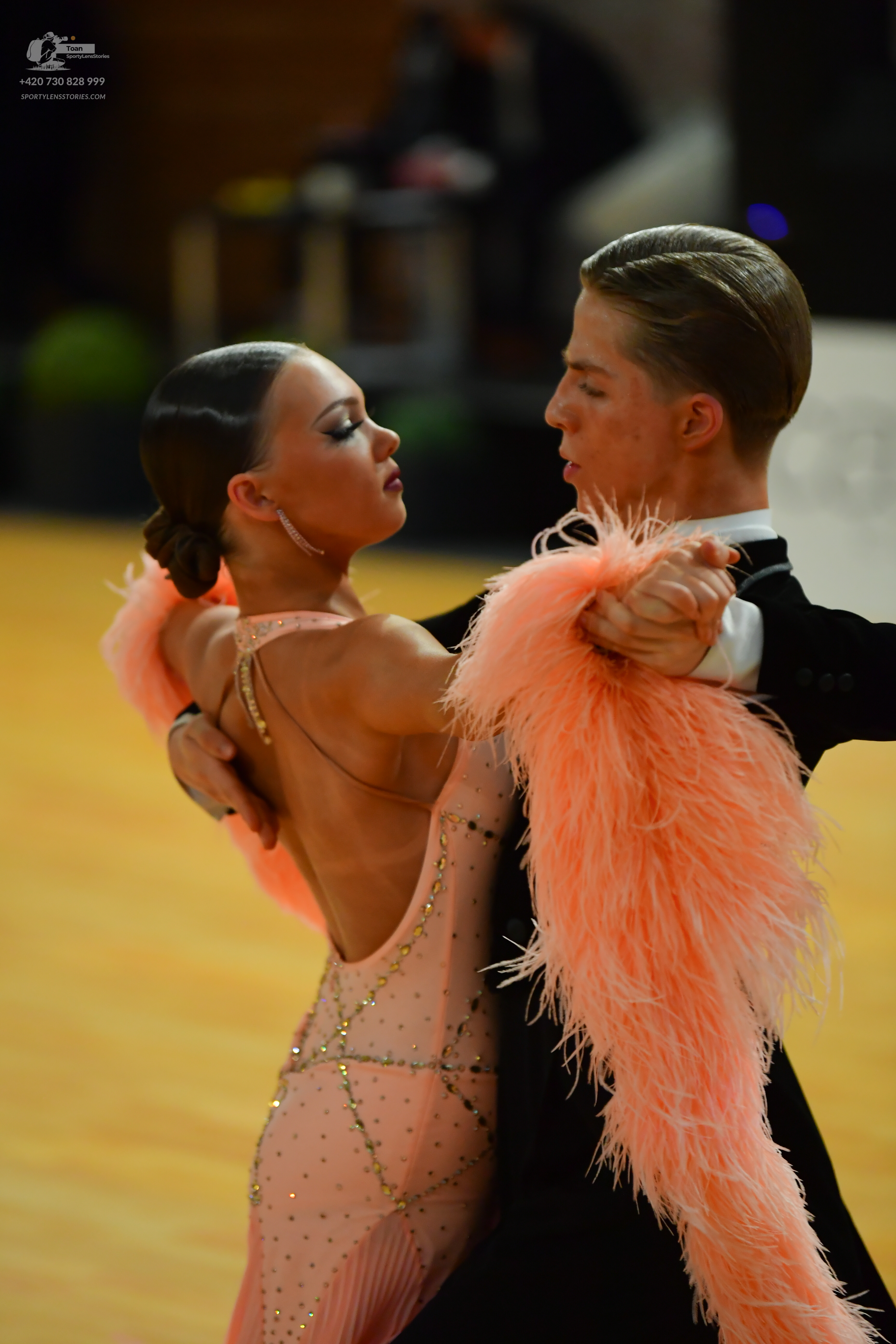 Dancesport competitor: ** Black tail suit