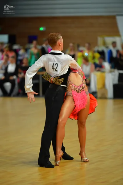 Dancesport competitor #42: ** Black tailsuit