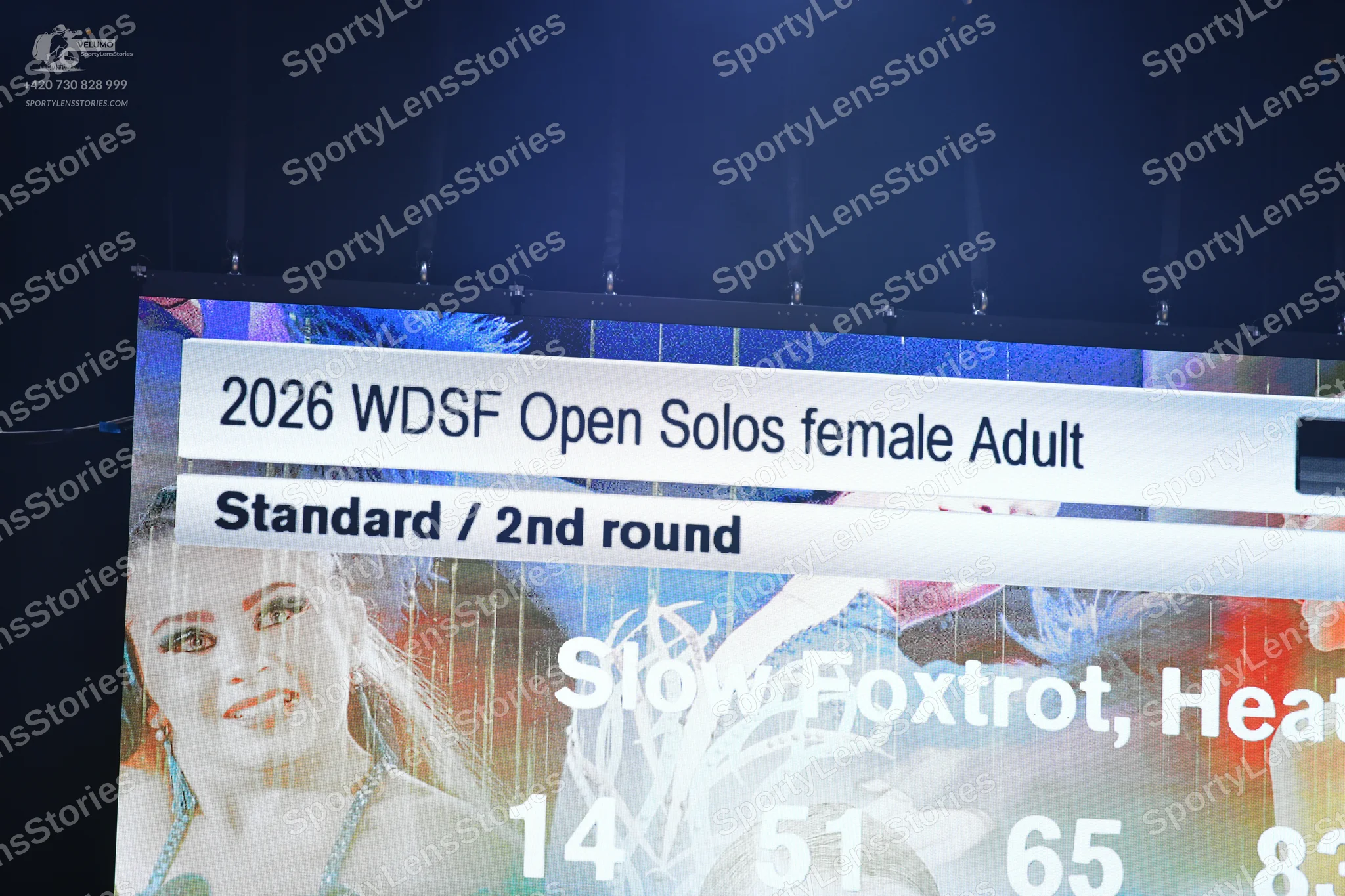 Dancesport competitor: No dancers are visible in the image