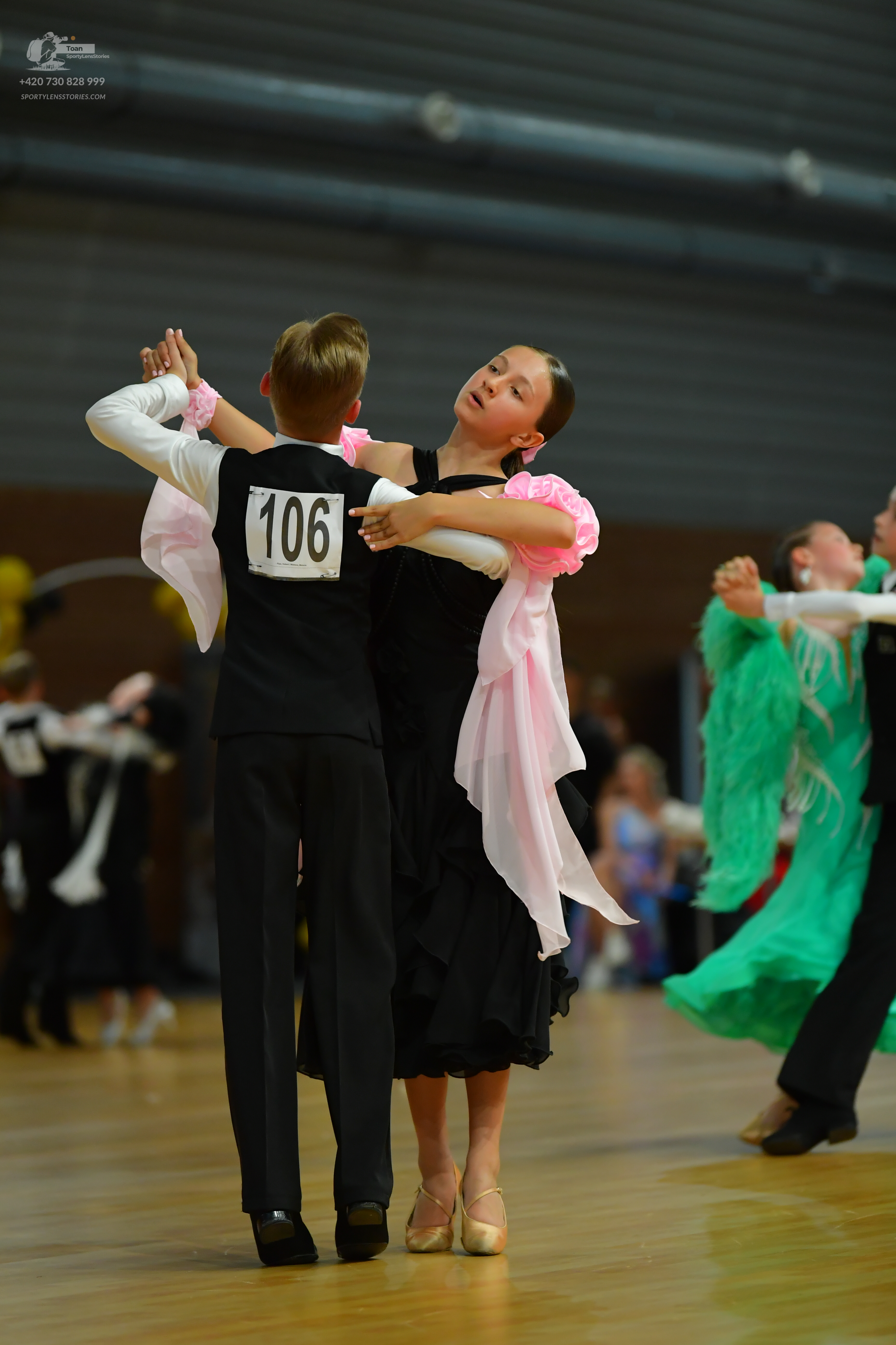 Dancesport competitor #706: ** Black tailsuit