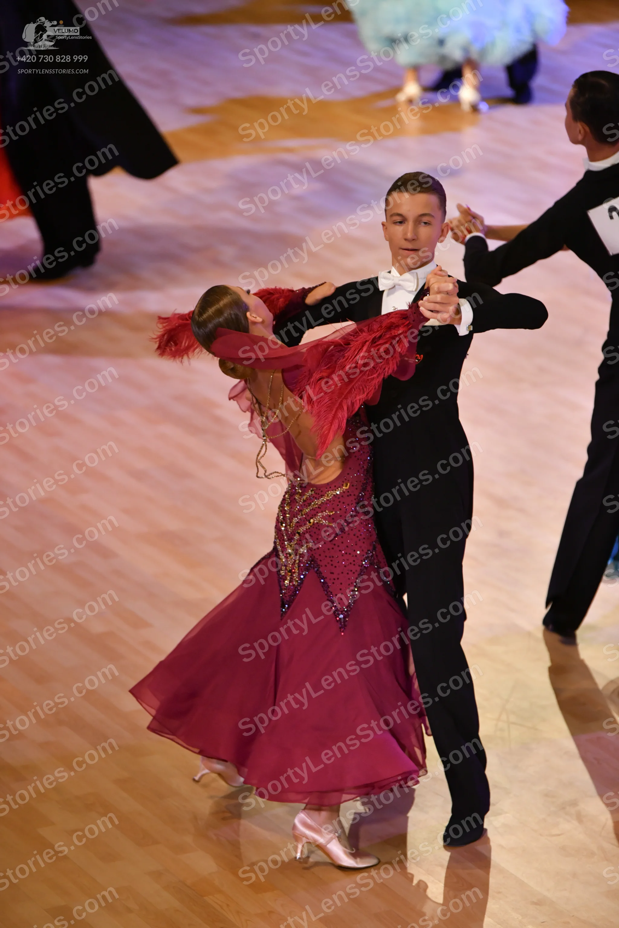 Dancesport competitor: ** Black tail suit