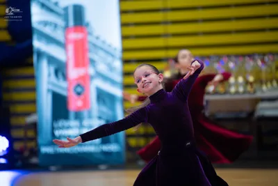 Dancesport competitor: ** Black fitted dress
*   **Fabric:** Velvet (appears to be a deep, rich black)
