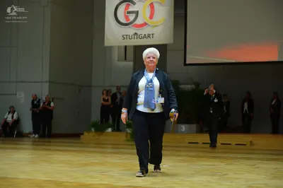 Dancesport competitor: No dancers are visible in the image