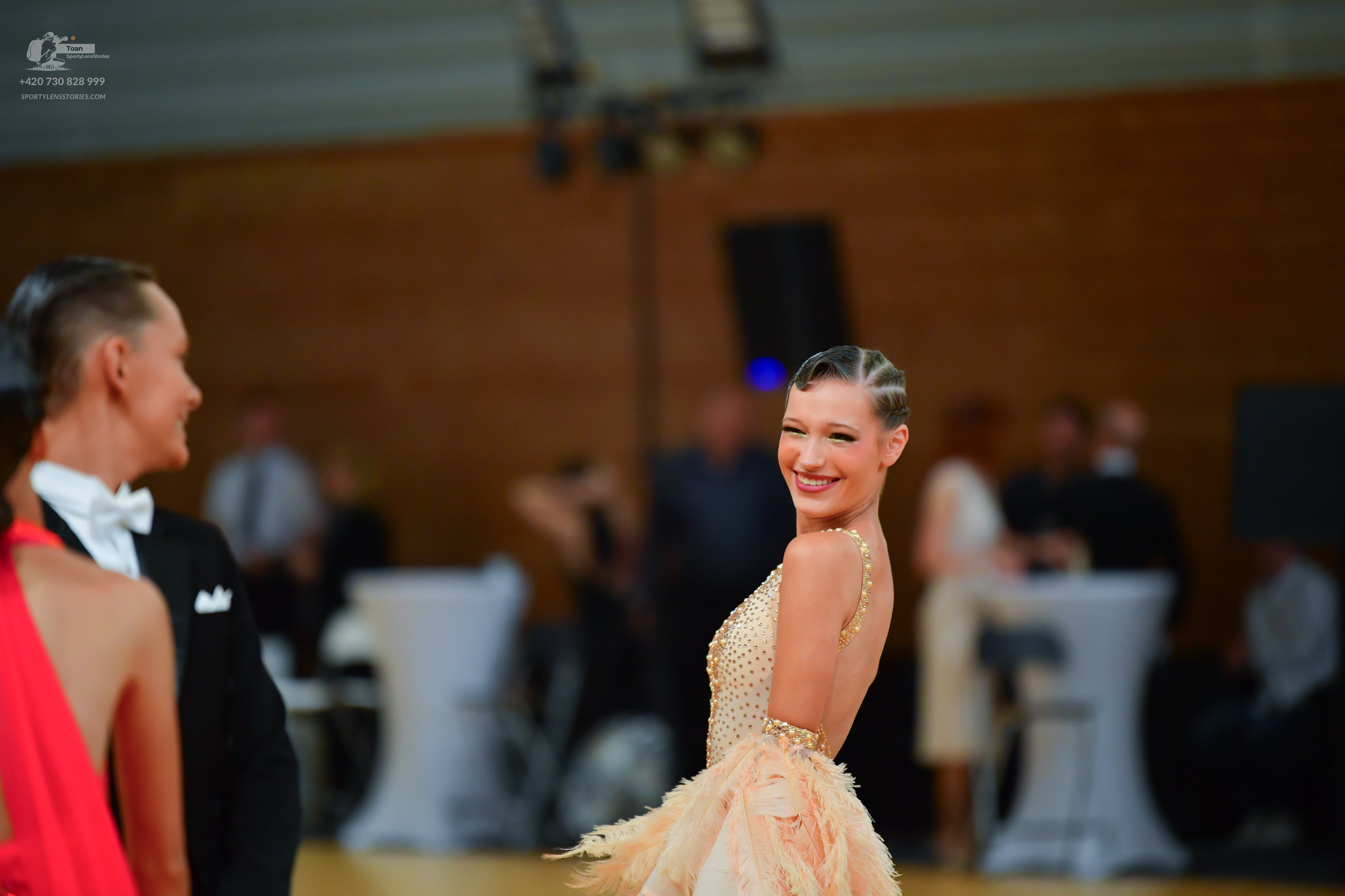Dancesport competitor: ** Black tail suit