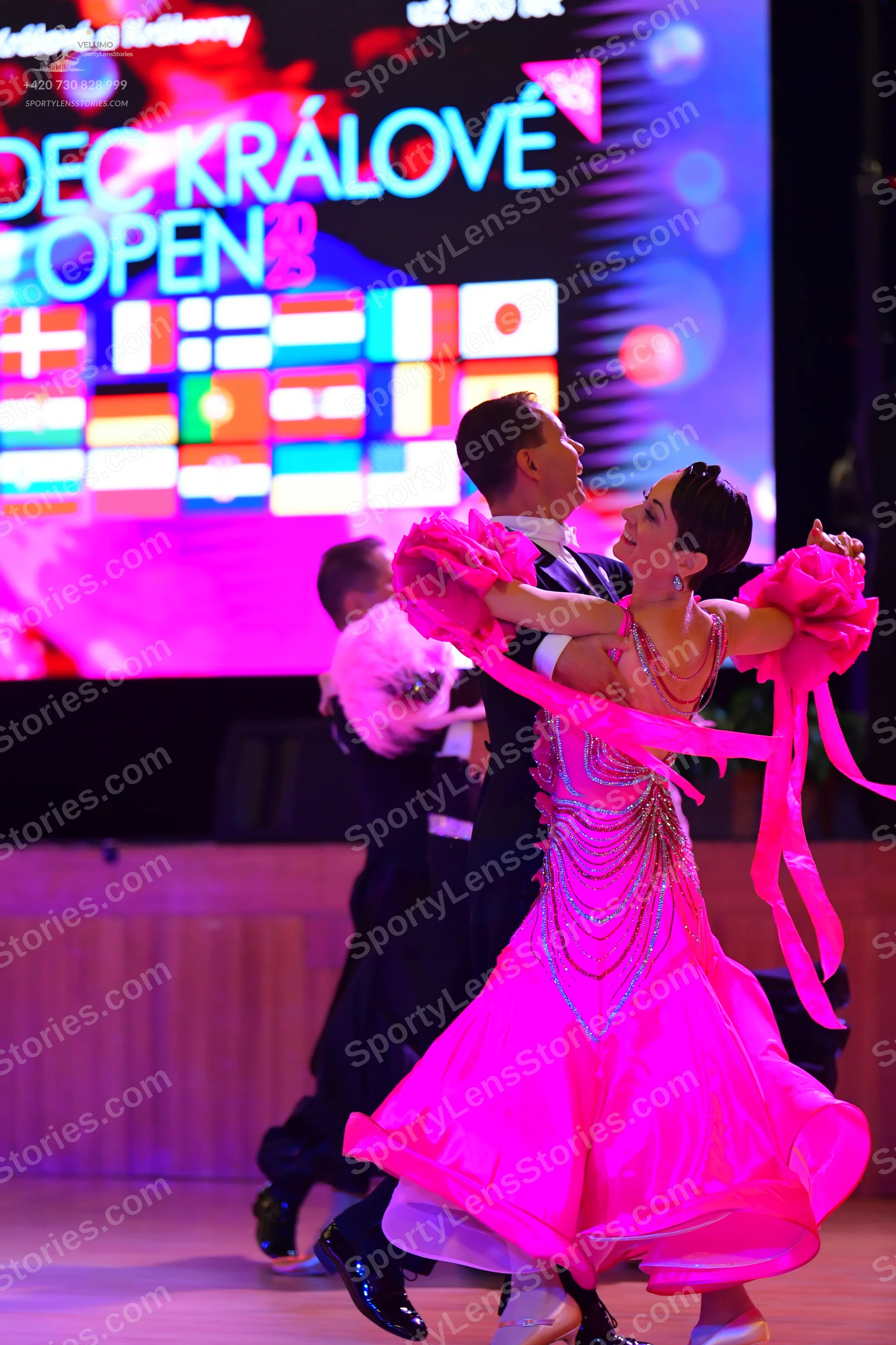 Dancesport competitor #420: ** Black tail suit