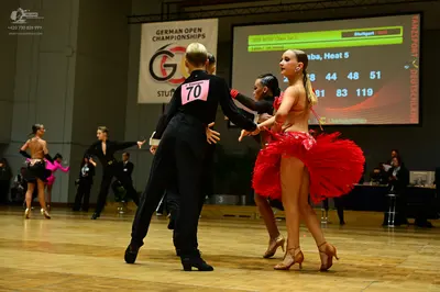 Dancesport competitor