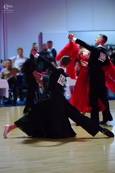 Dancesport competitor #146, #832: Male dancer 146: black suit