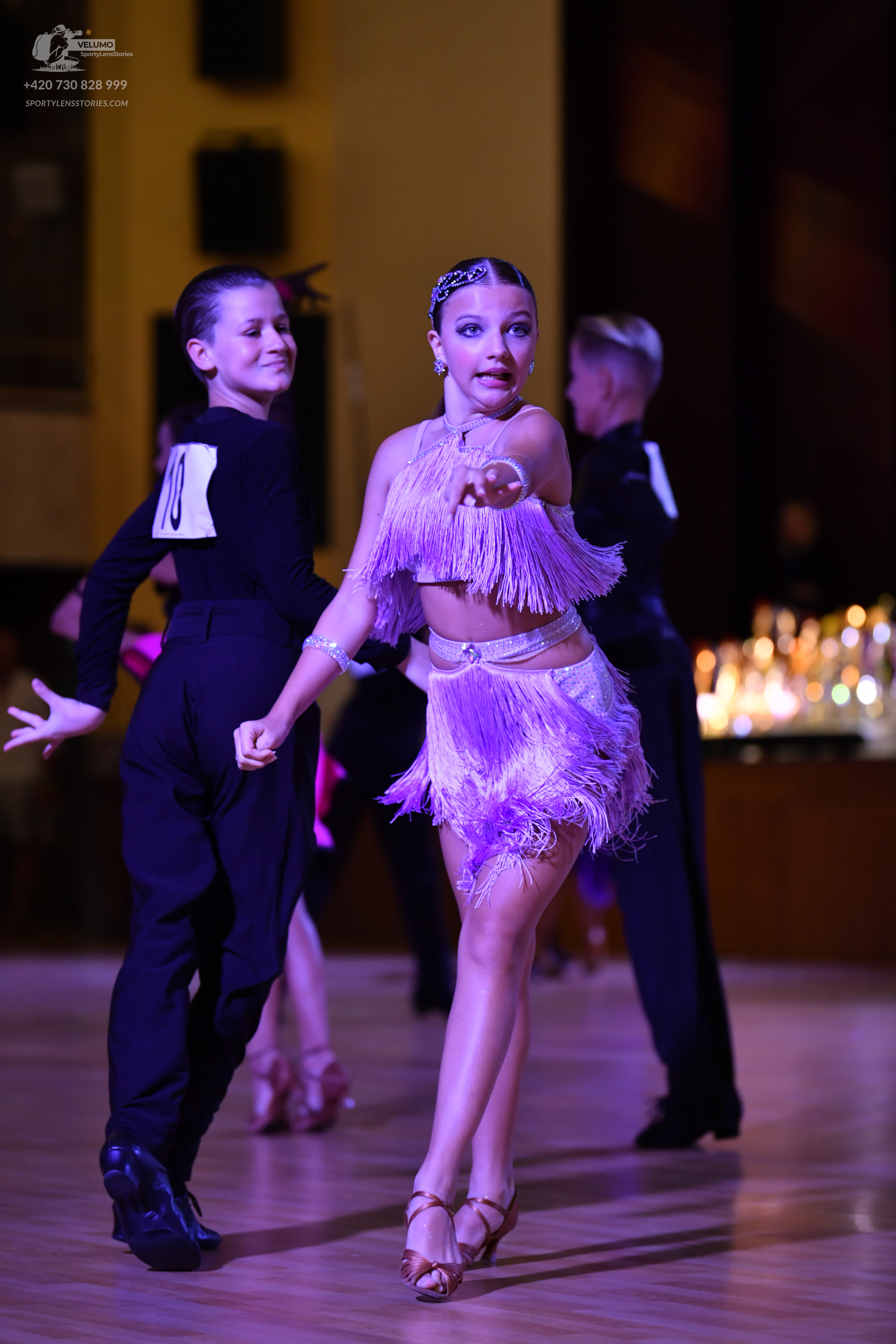 Dancesport competitor: ** Black tailsuit