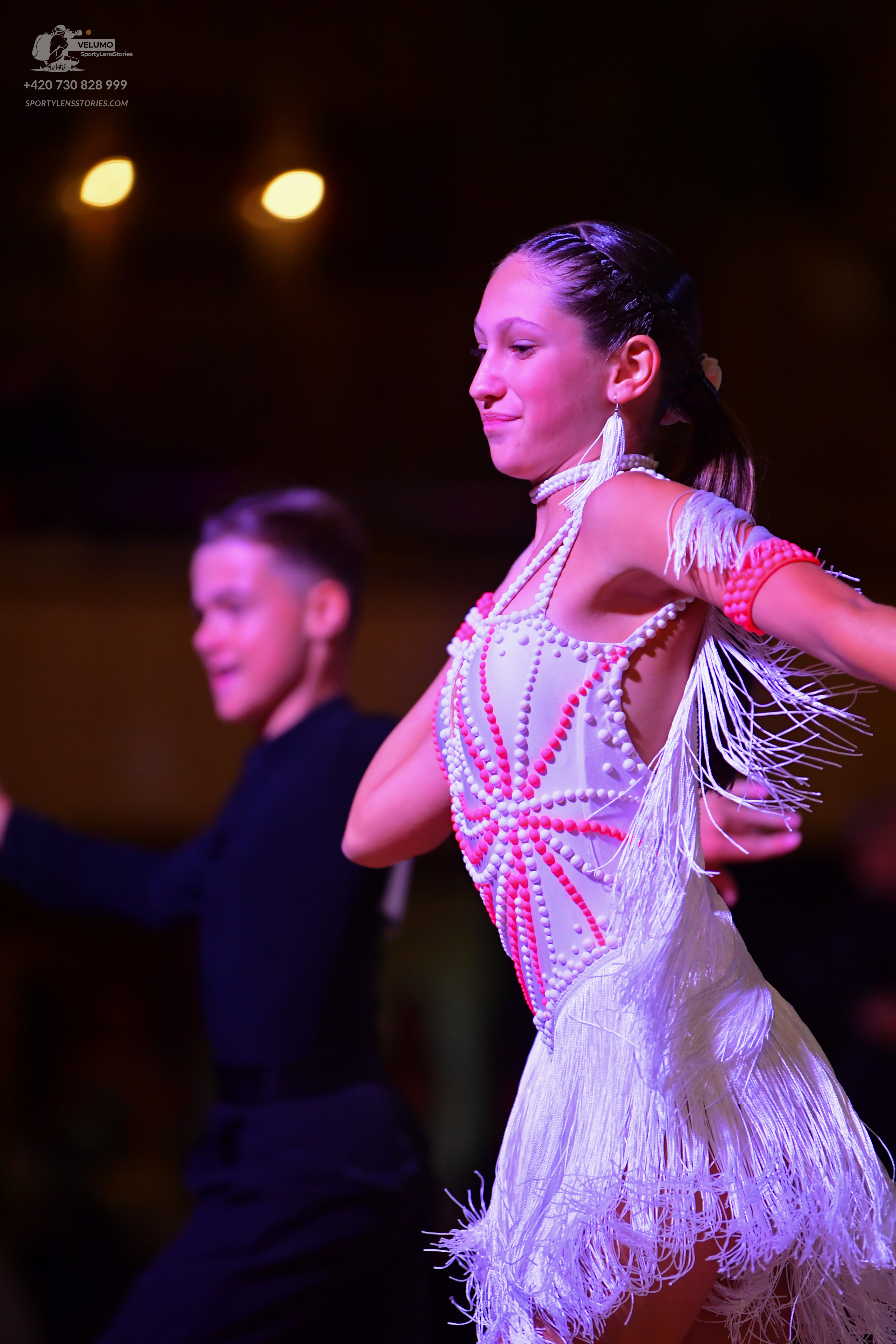 Dancesport competitor: ** Black tail suit