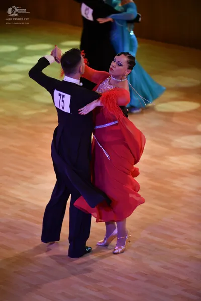 Dancesport competitor #85: ** Black suit with a tailcoat