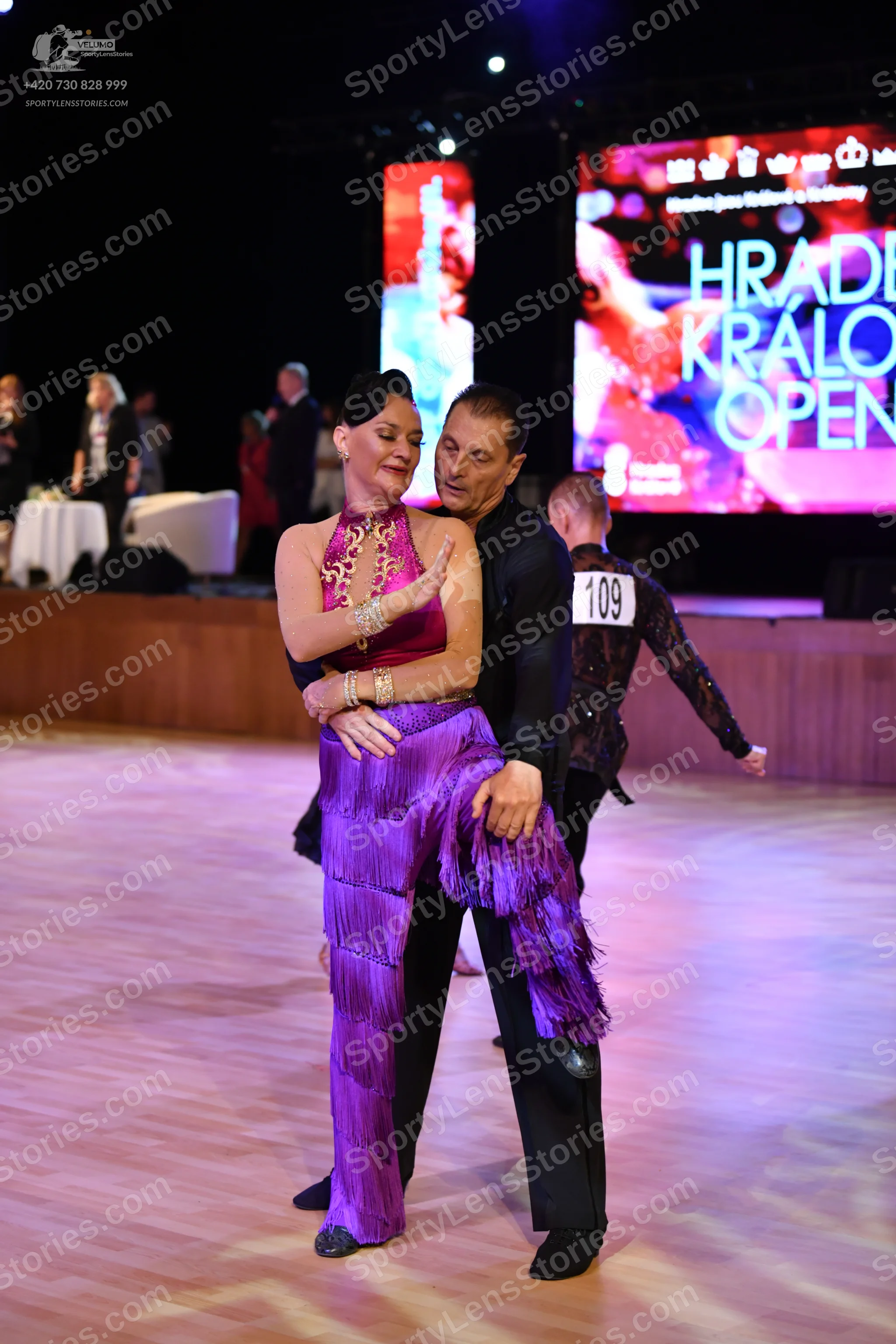 Dancesport competitor #709: ** Black tail suit