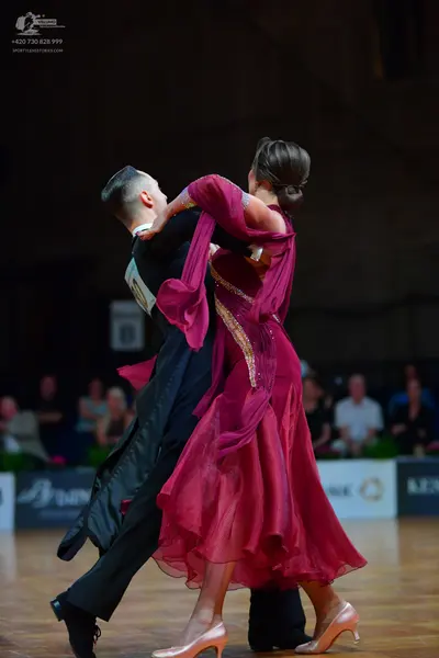Dancesport competitor #145: Male dancer: black ballroom suit