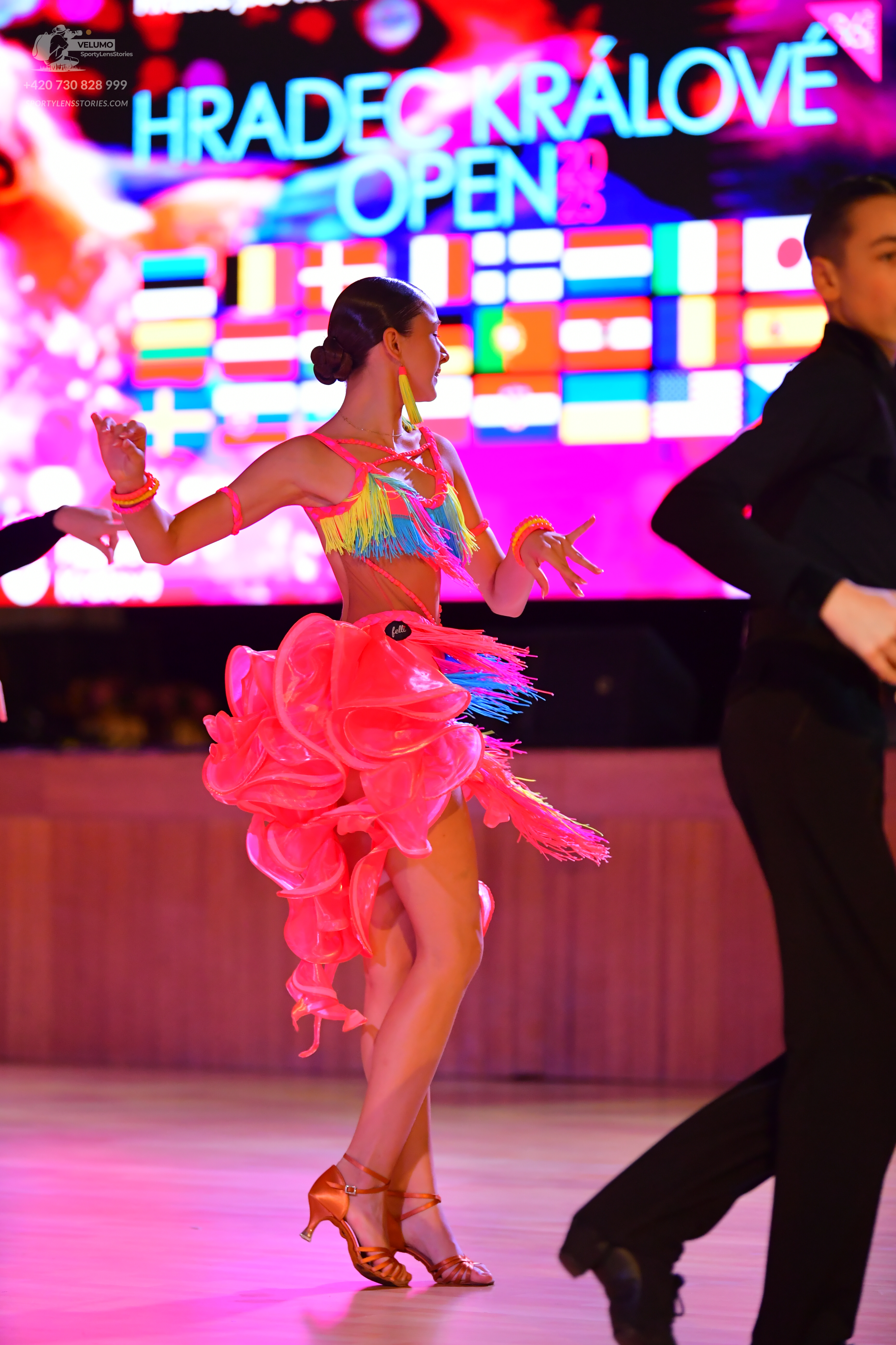Dancesport competitor: ** Black suit