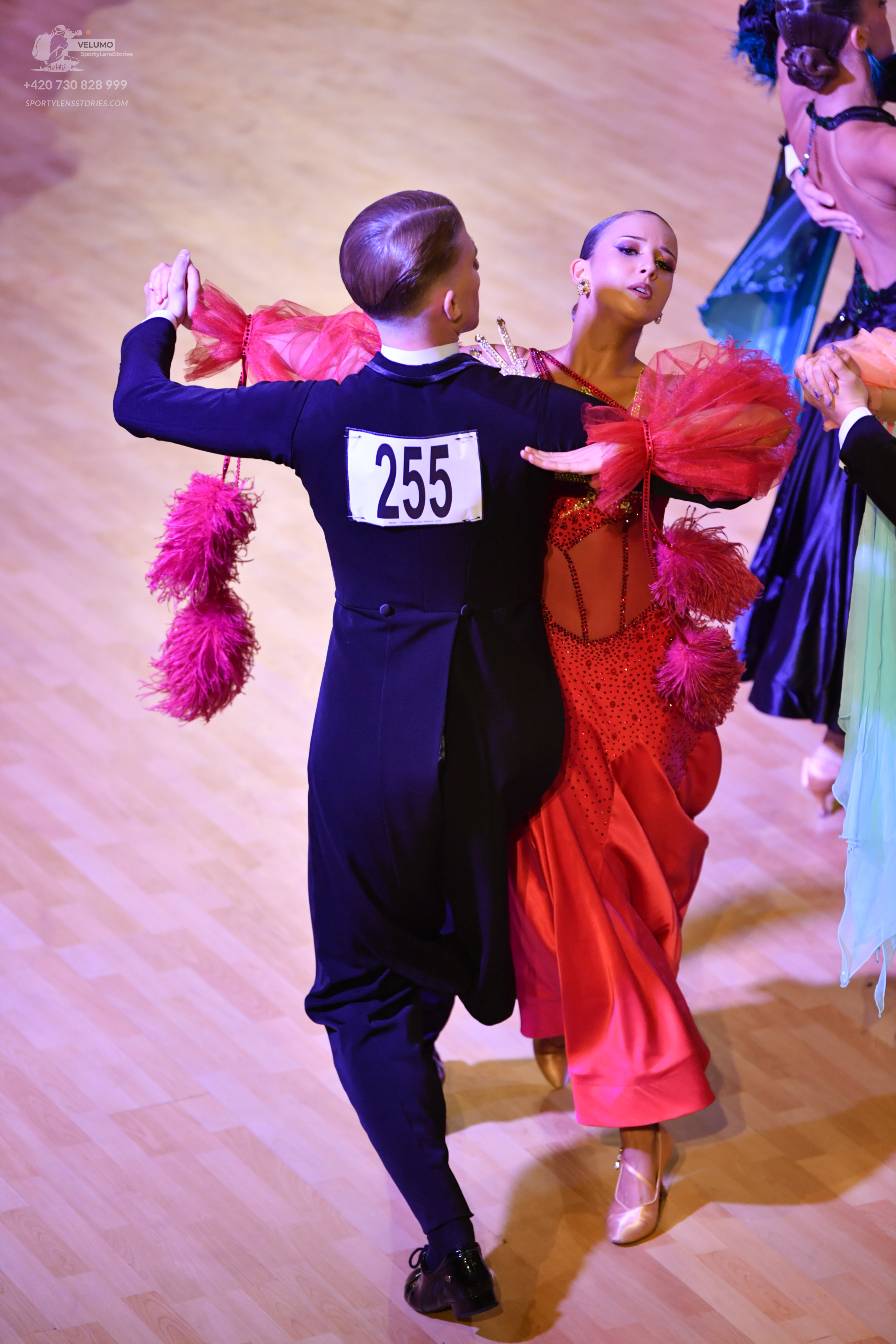 Dancesport competitor #25: ** Black tail suit