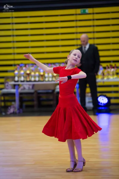 Dancesport competitor: **

*   **Male Dancer:** Black suit with a satin or fabric lapel