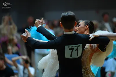 Dancesport competitor #71: Male dancer: black suit