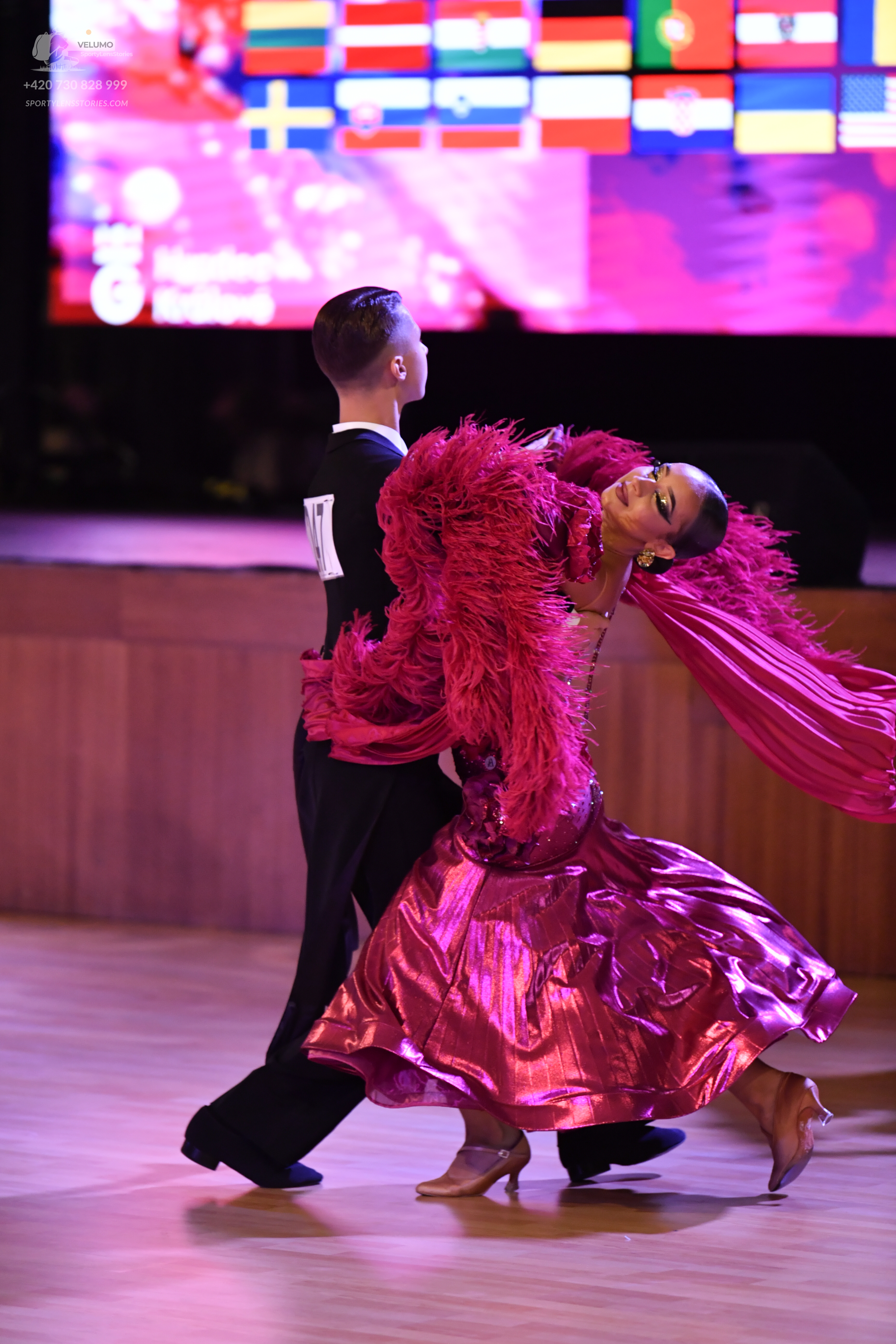 Dancesport competitor #1420: ** Black tail suit