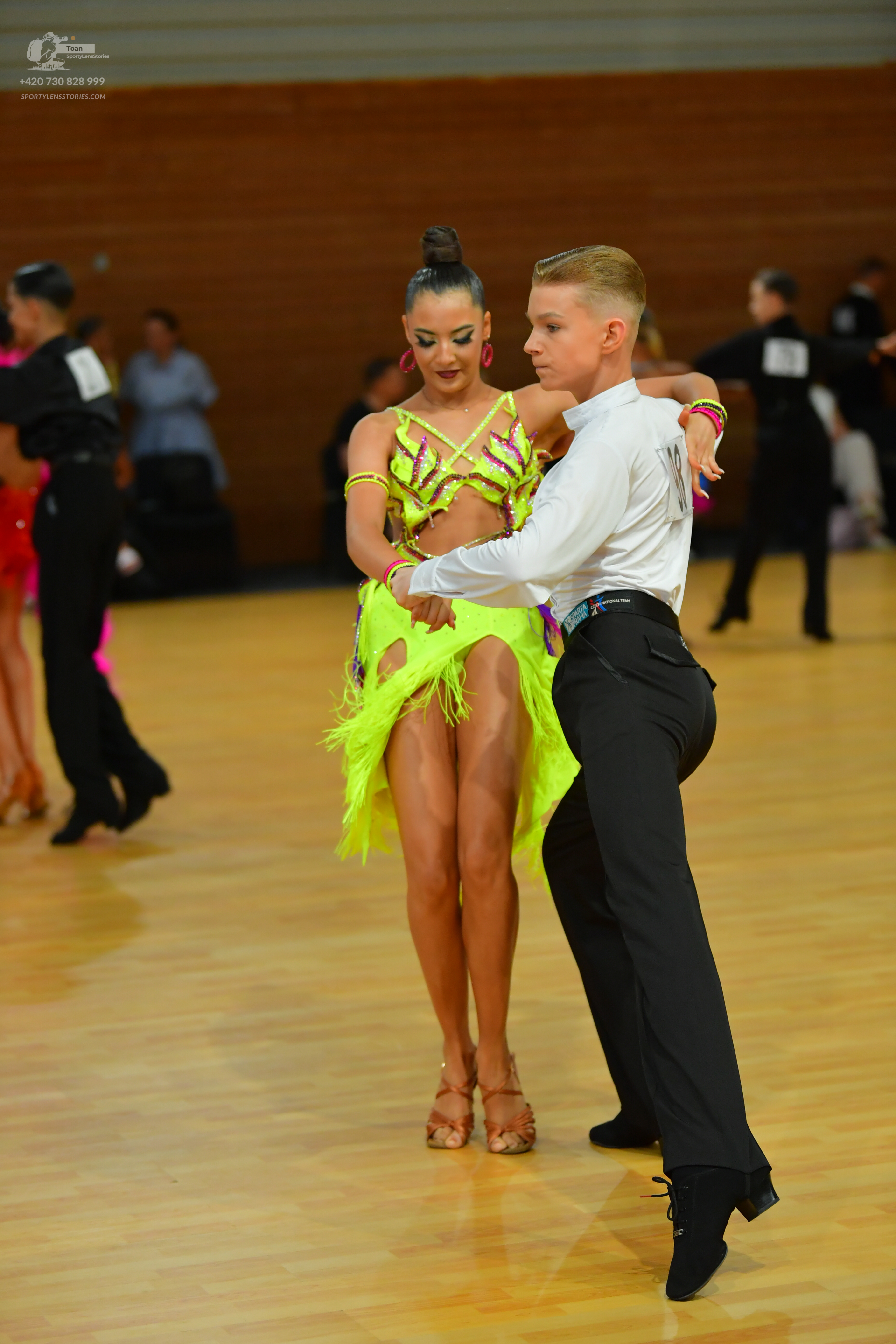 Dancesport competitor: ** Black tailsuit