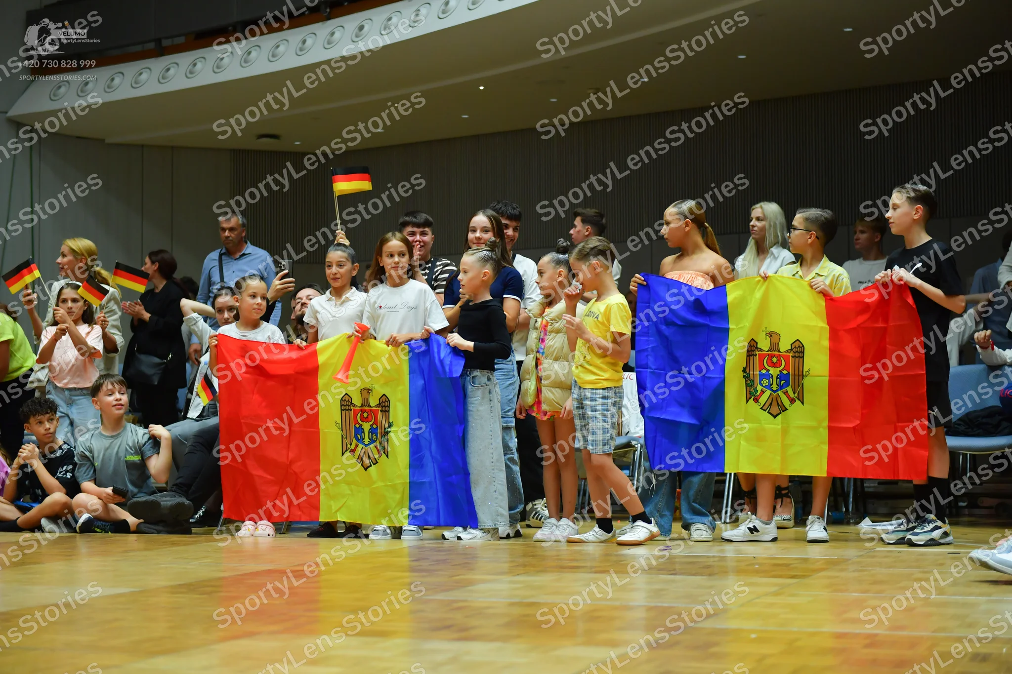 Dancesport competitor: The group is wearing casual clothing rather than competition costumes