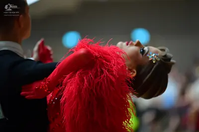 Dancesport competitor: Male dancer: dark suit