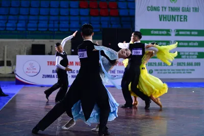 Dancesport competitor #22, #109: ** Black ballroom suit