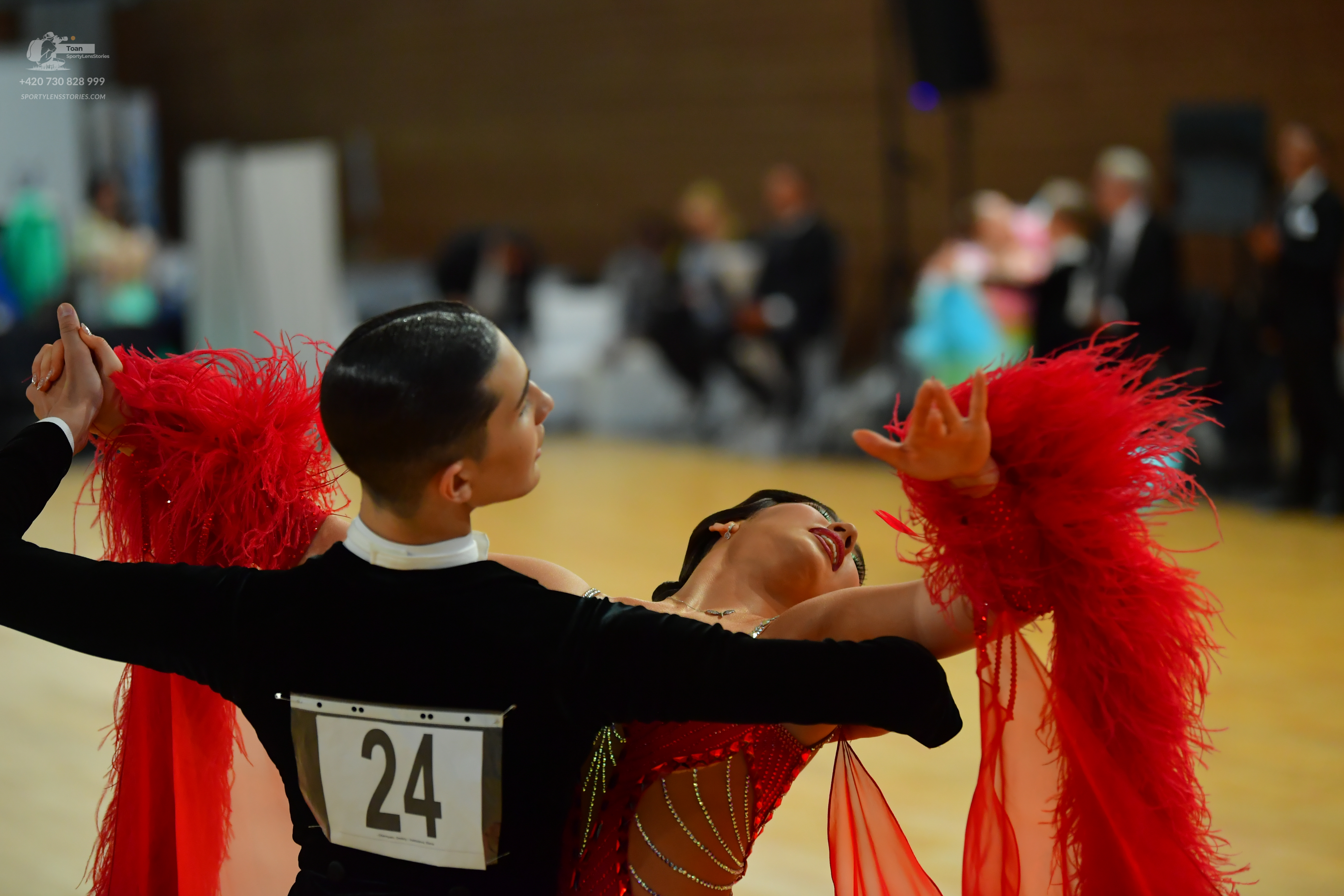 Dancesport competitor #24: ** Black tail suit