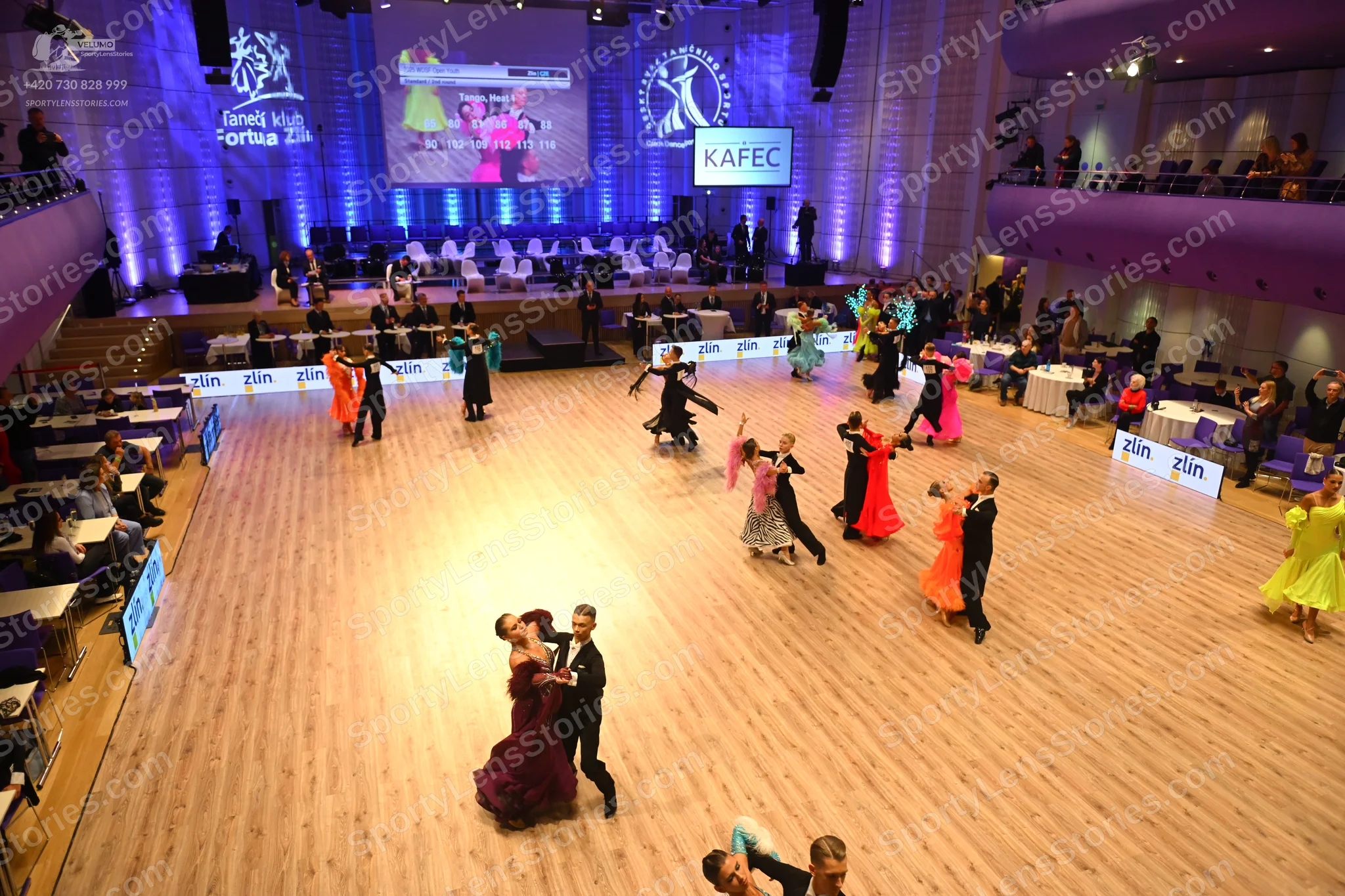 Dancesport competitor: Male dancers: black suits or ballroom dance trousers and shirts