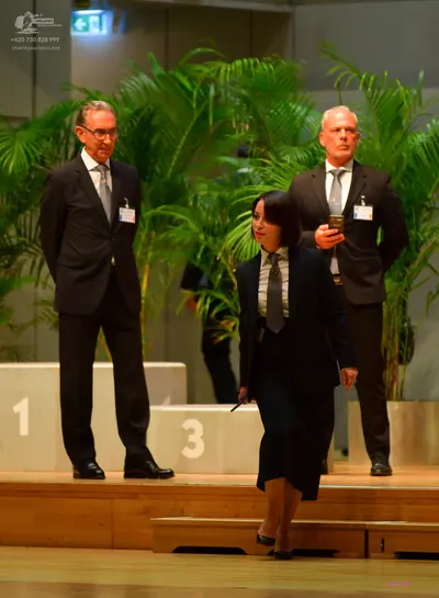 Dancesport competitor: No dancers are visible in the image
